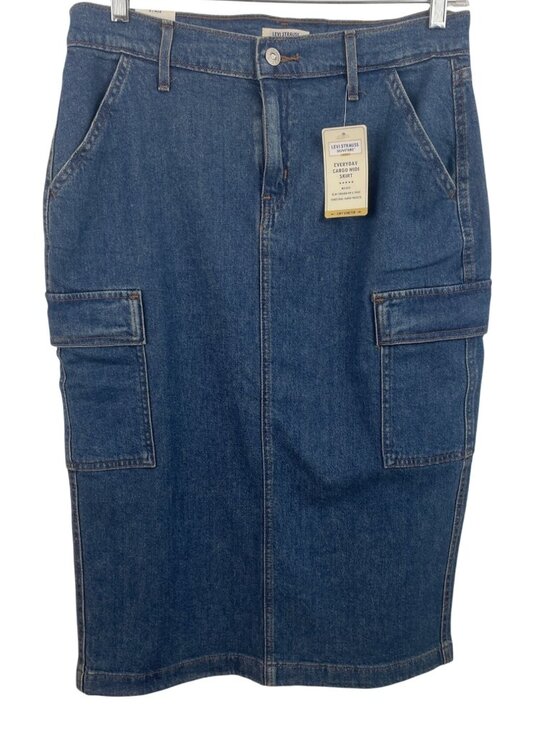 Levi Strauss Dresses & Skirts - Levi Strauss Signature Denim Maxi Skirt Women’s 6 W28 Mid Rise Comfort Stretch
